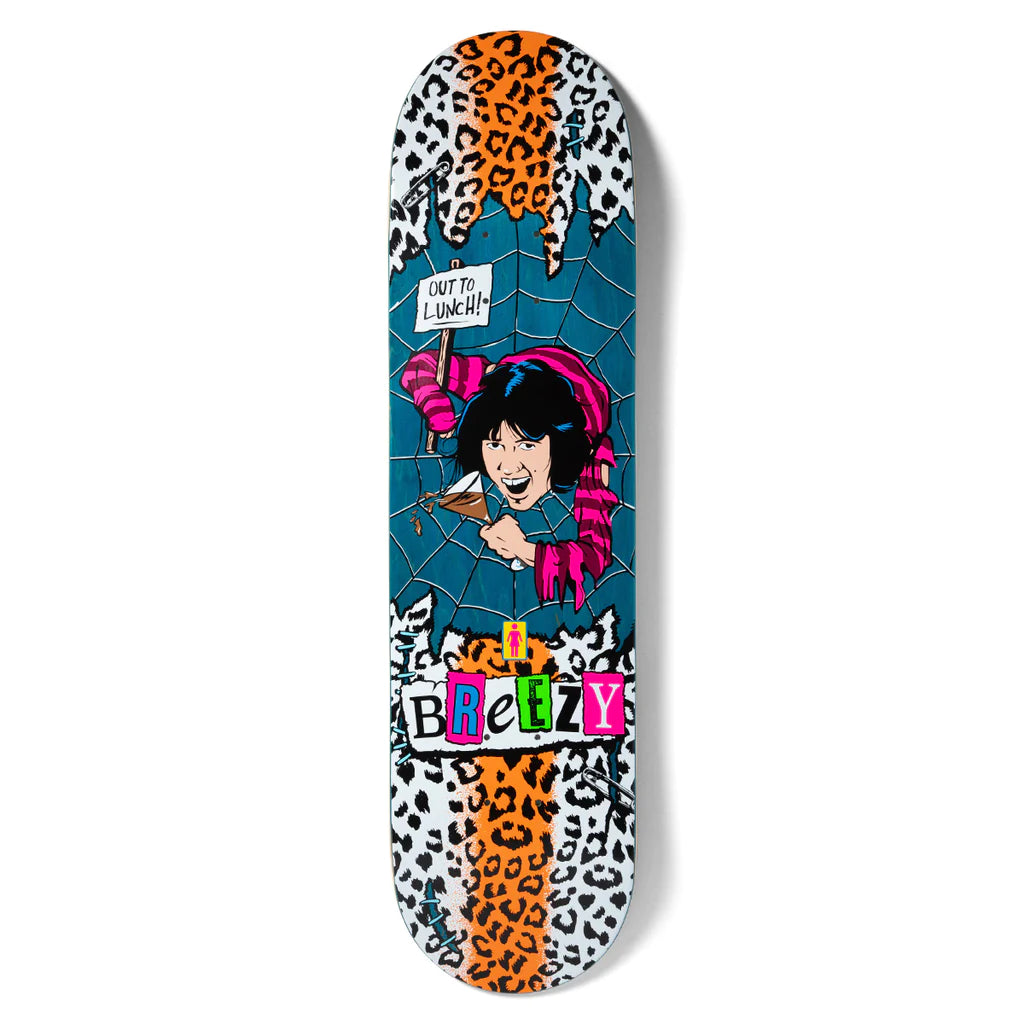 Girl Skateboards Breana Geering Out to Lunch Deck - 8.0"