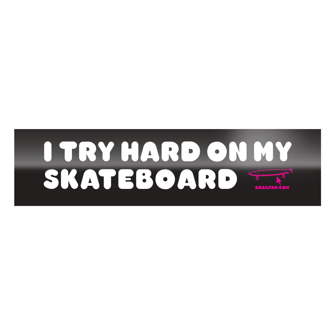 CRAILTAP TRY HARD BUMPER STICKER 10-PACK