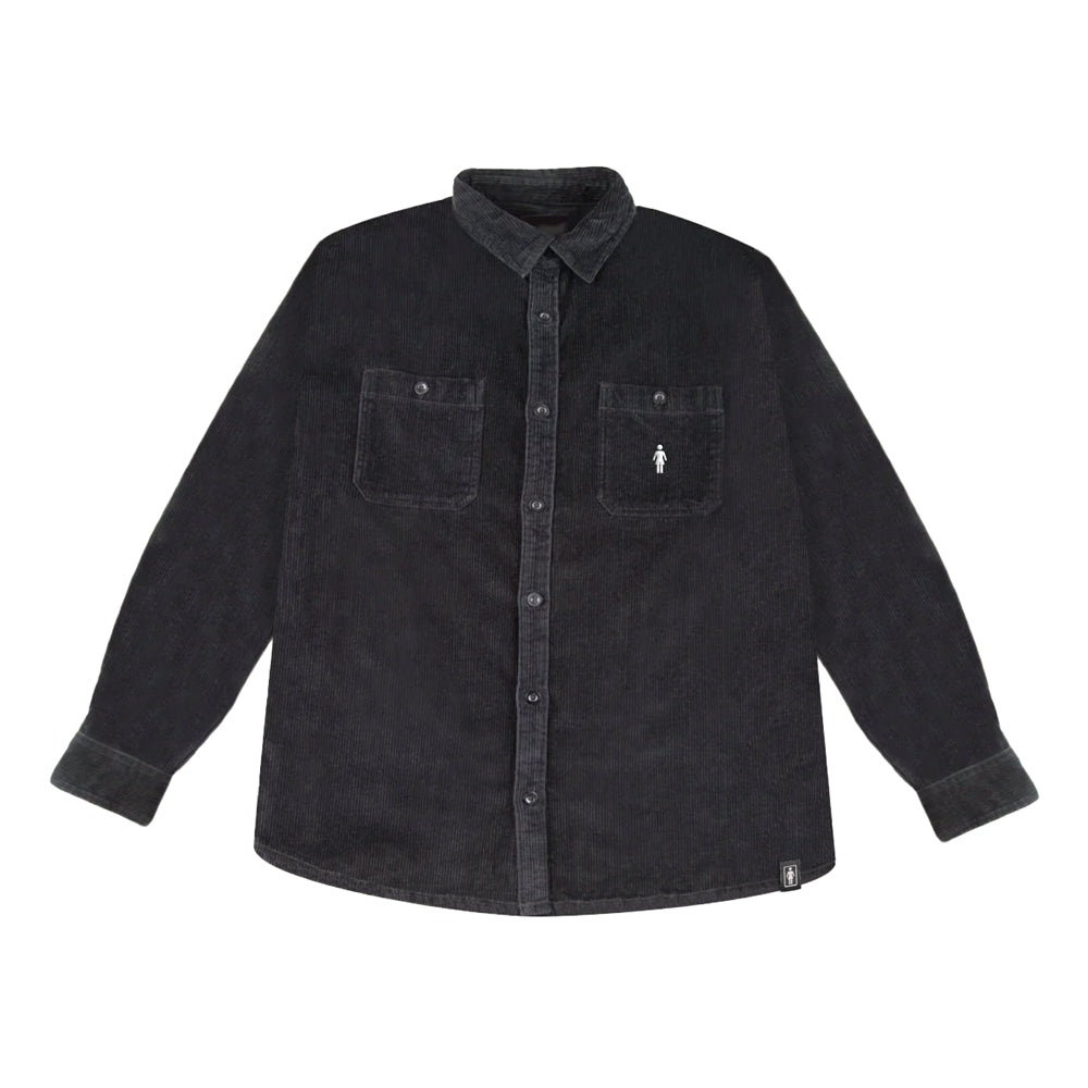 Girl Skateboards Micro OG Cord Shirt - Black