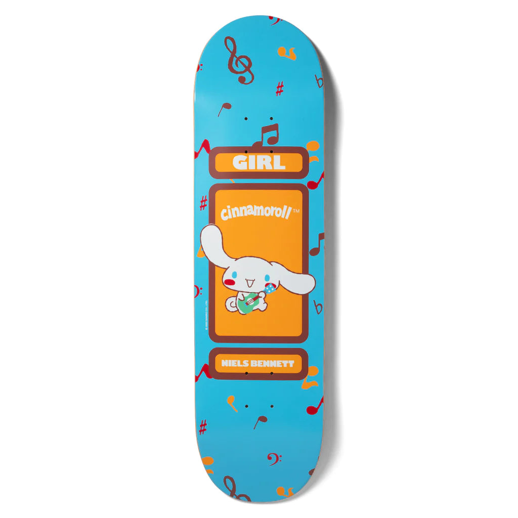 Girl Skateboards Niels Bennett Hello Kitty & Friends Girl Deck 8.25"