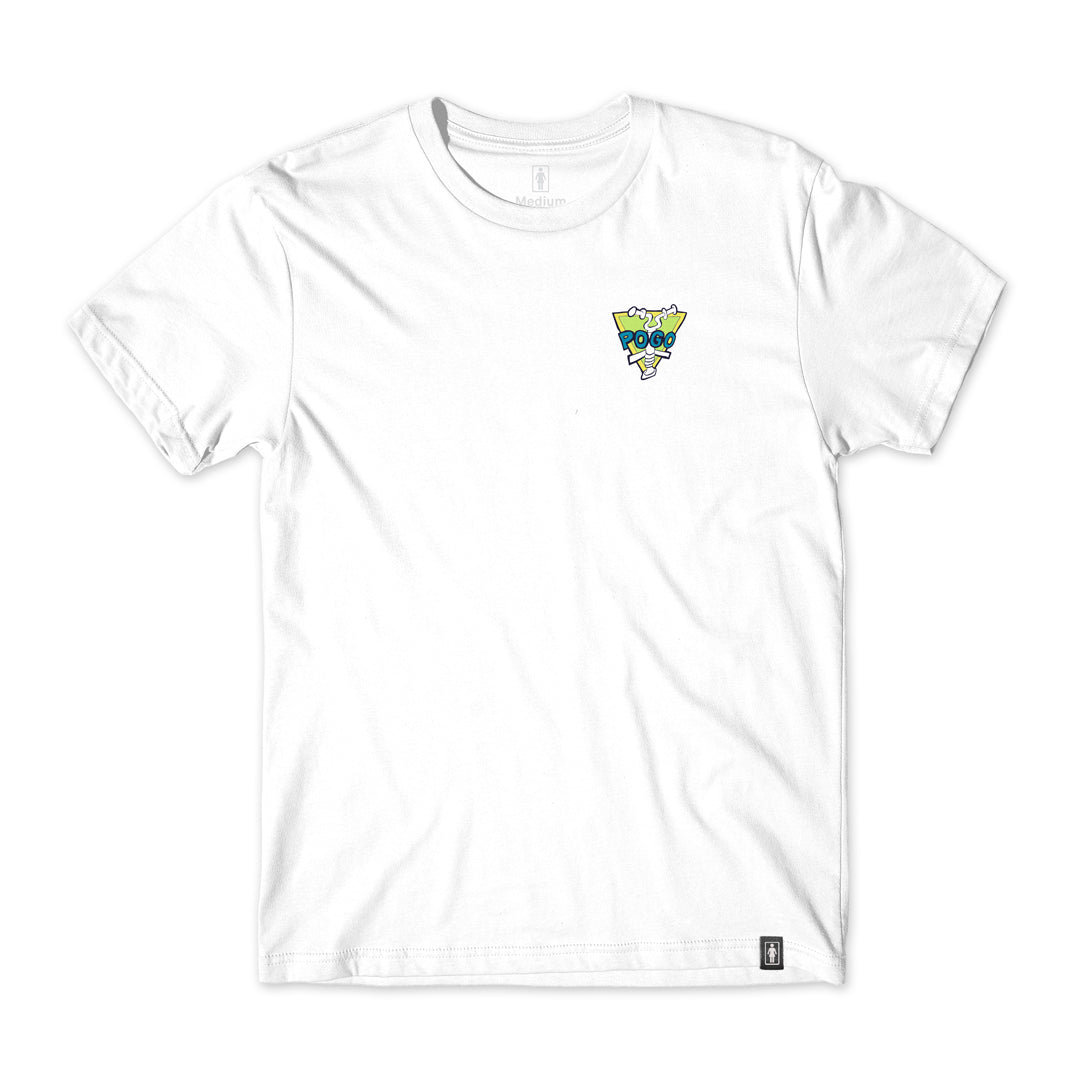 GIRL POGO TEE - WHITE – Crailstore Canada