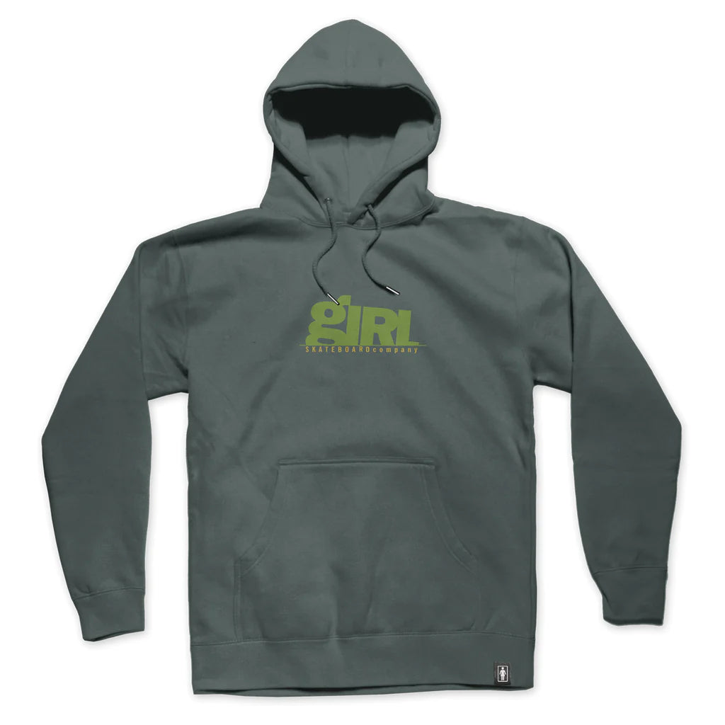 Girl Skateboards Rising Pullover Hoodie - Slate