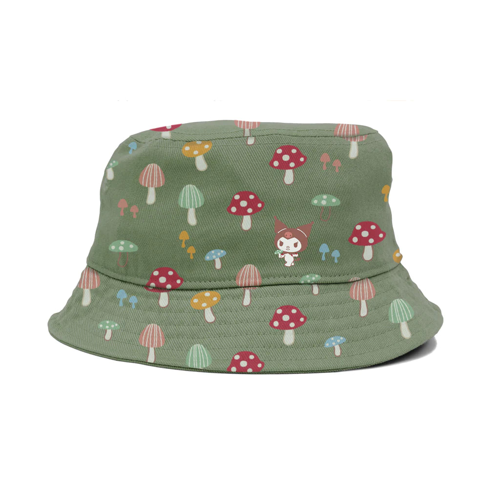 Girl Skateboards Shroom Fishing Reversible Bucket Hat - Khaki