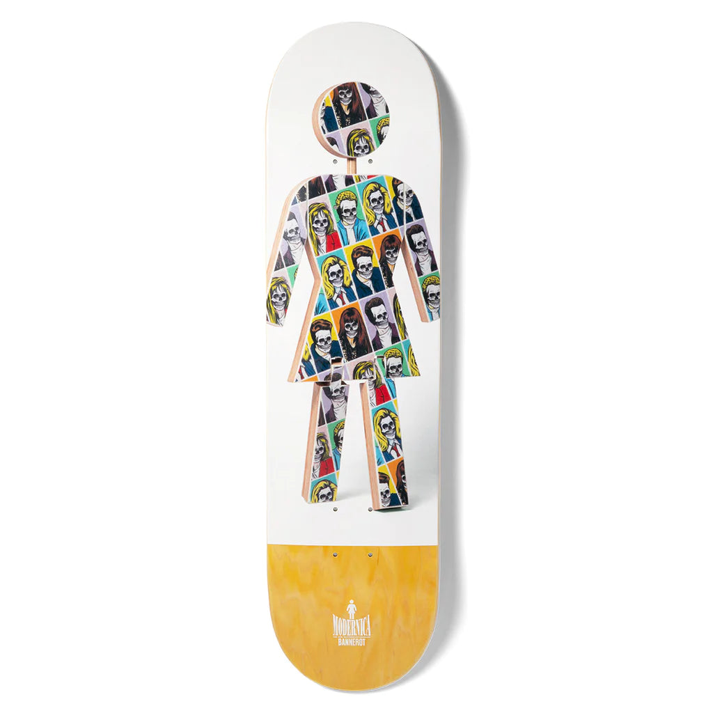 Girl Skateboards Simon Bannerot Modernica OG Girl Deck 8.25"