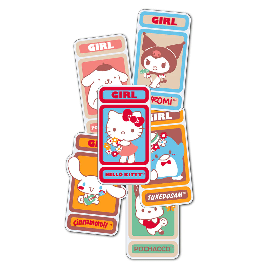 Girl Skateboards Team Kitty Sticker Pack (Set of 6)