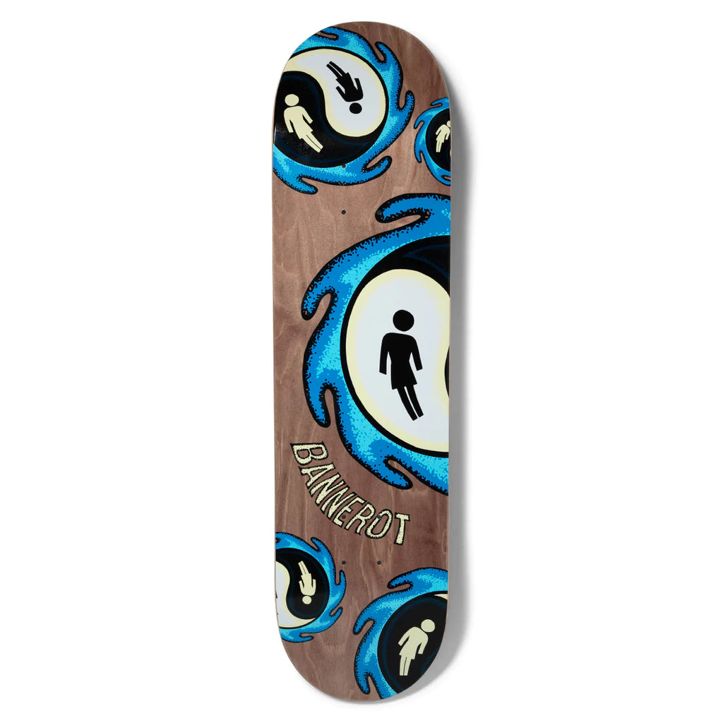 Girl skateboards simon bannerot yin yang deck 8.25 front 