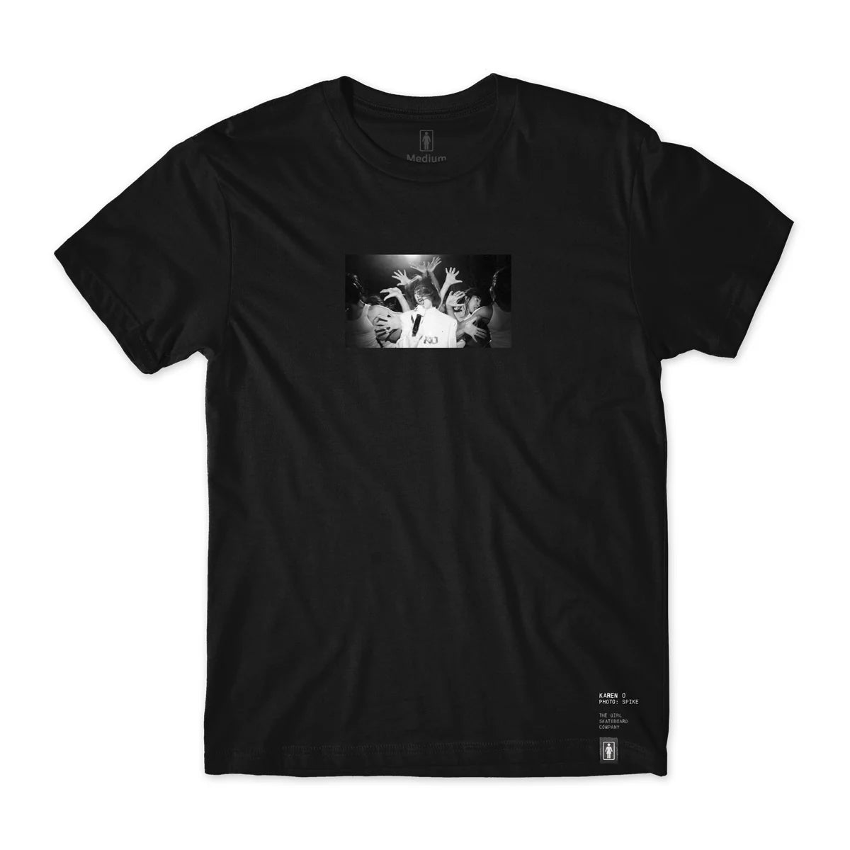 Girl Skateboards Karen O Tee - Black