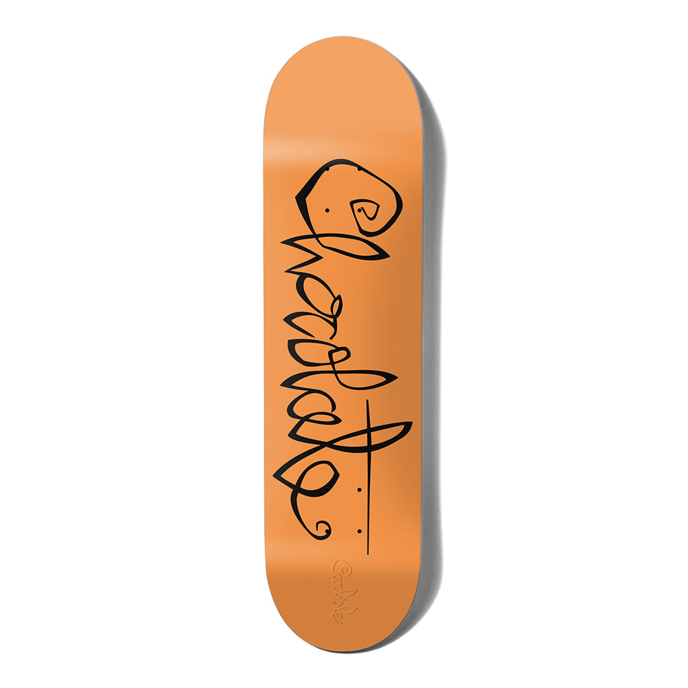 CARL AIKENS OG SCRIPT CHOCOLATE DECK - 8.5