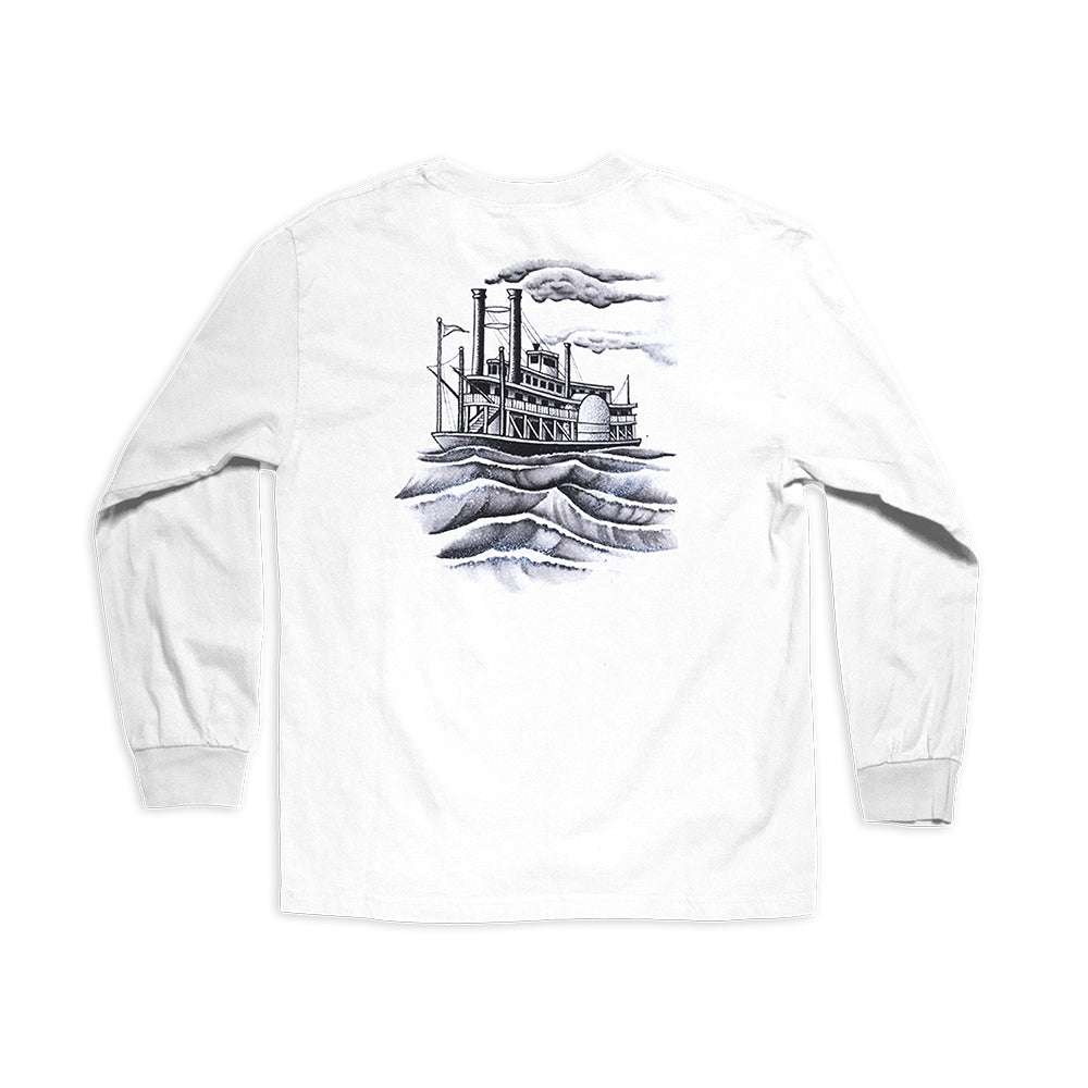 CHOCOLATE BAYOU TEE - WHITE