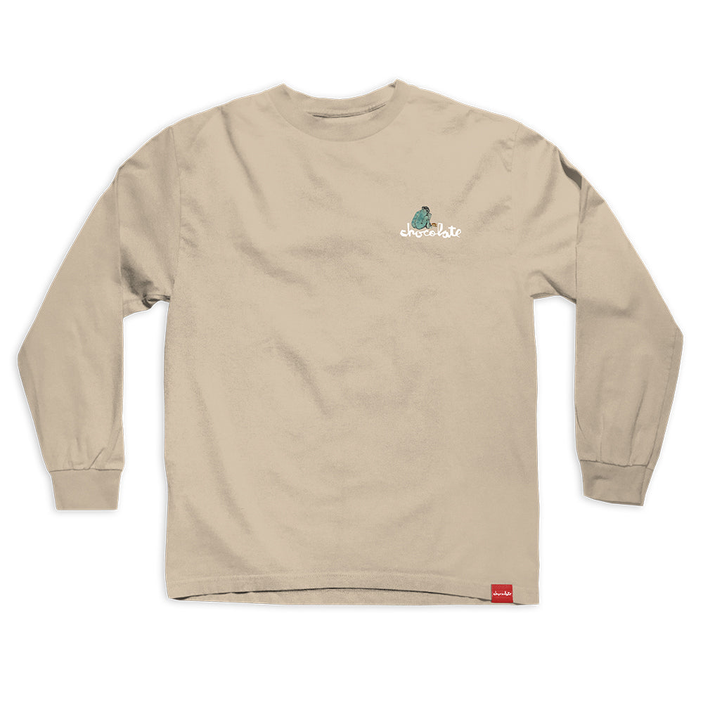 CHOCOLATE DREAM BEACH L/S TEE - KHAKI