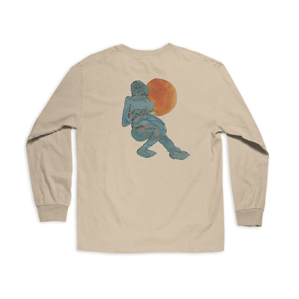 CHOCOLATE DREAM BEACH L/S TEE - KHAKI