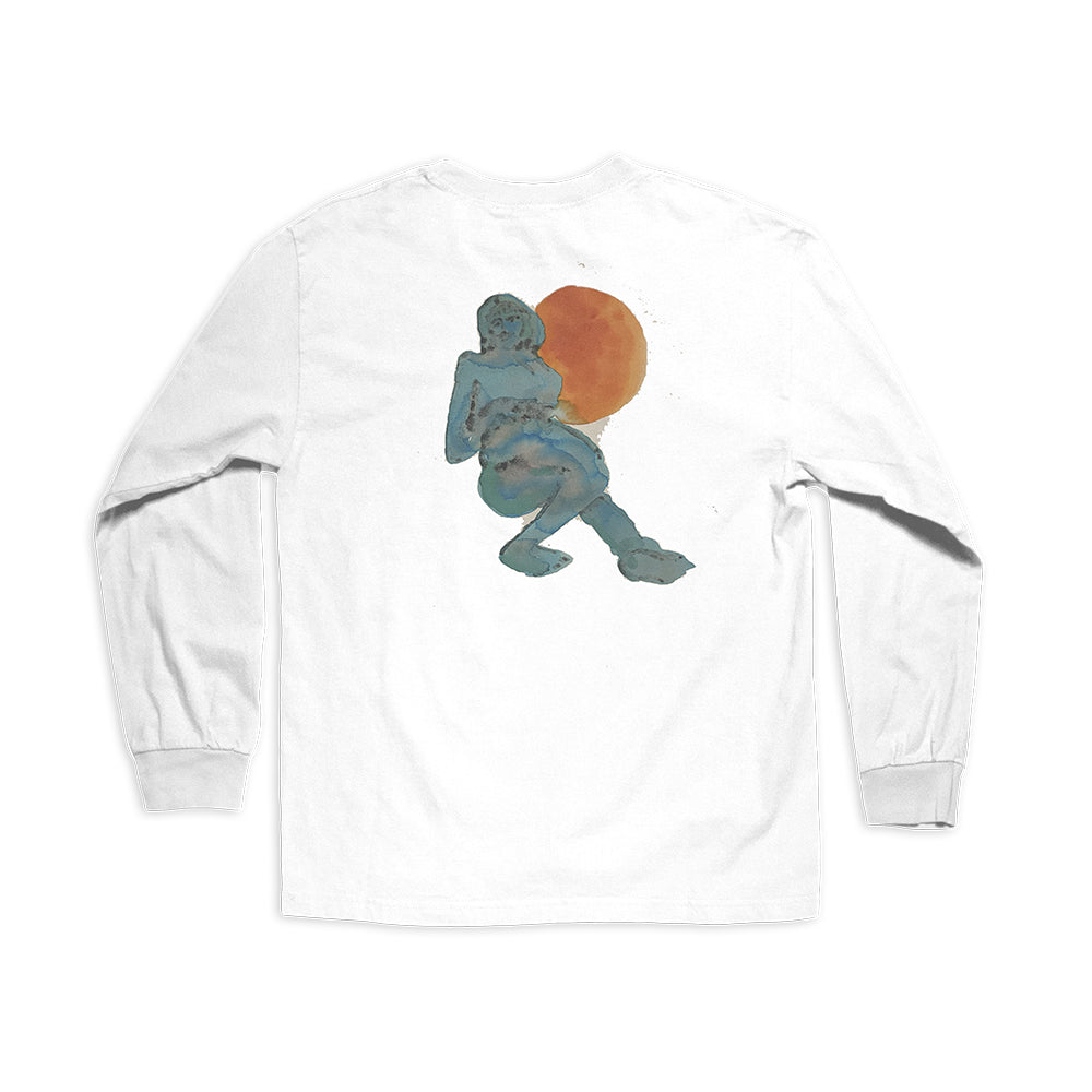 CHOCOLATE DREAM BEACH L/S TEE - WHITE