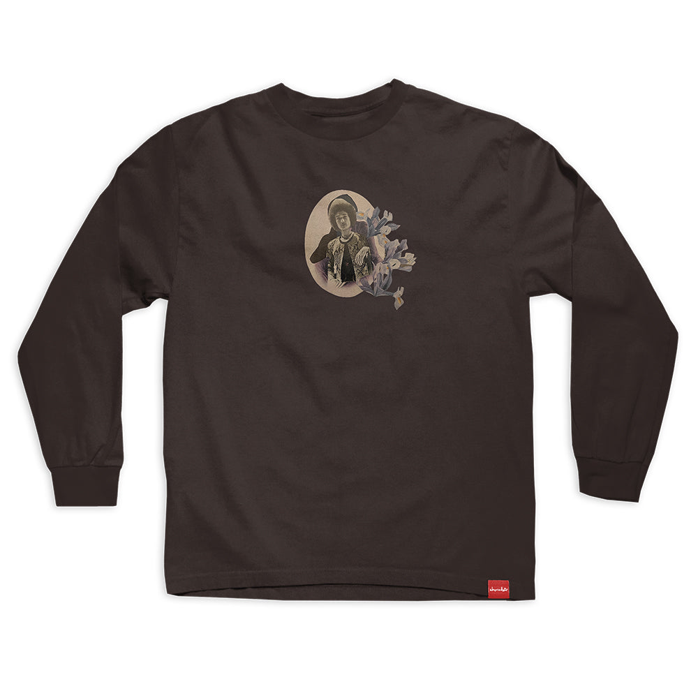 CHOCOLATE DRU-SIGN L/S TEE - BROWN