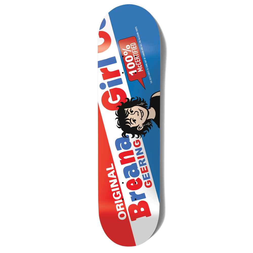 Girl Geering Bubble Gum Deck