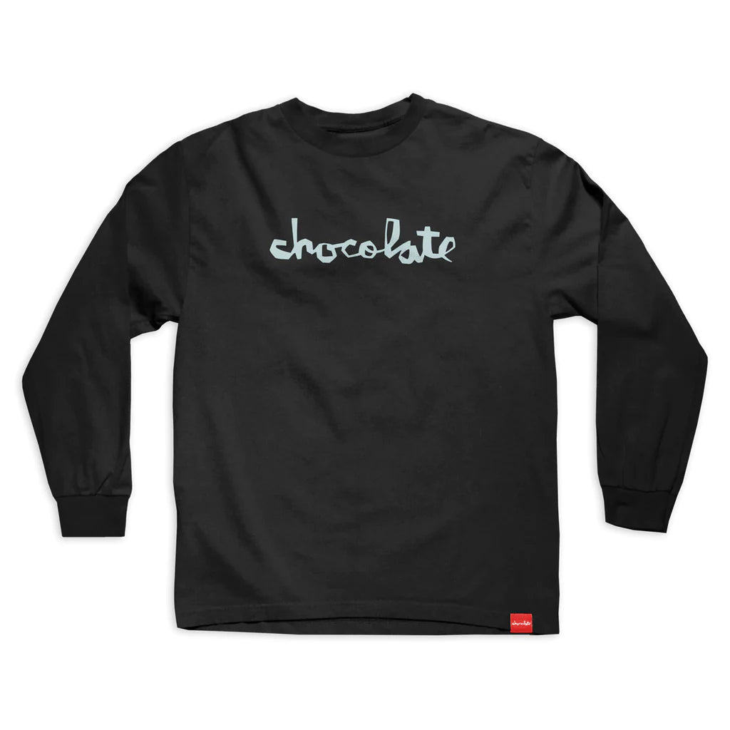 chocolate skateboards chunk long sleeve tee BLACK 
