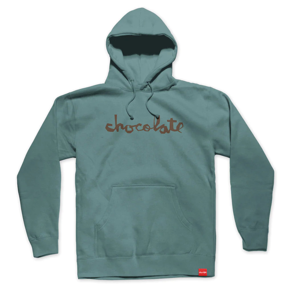 chocolate skateboards chunk pullover hoodie pigment alpine