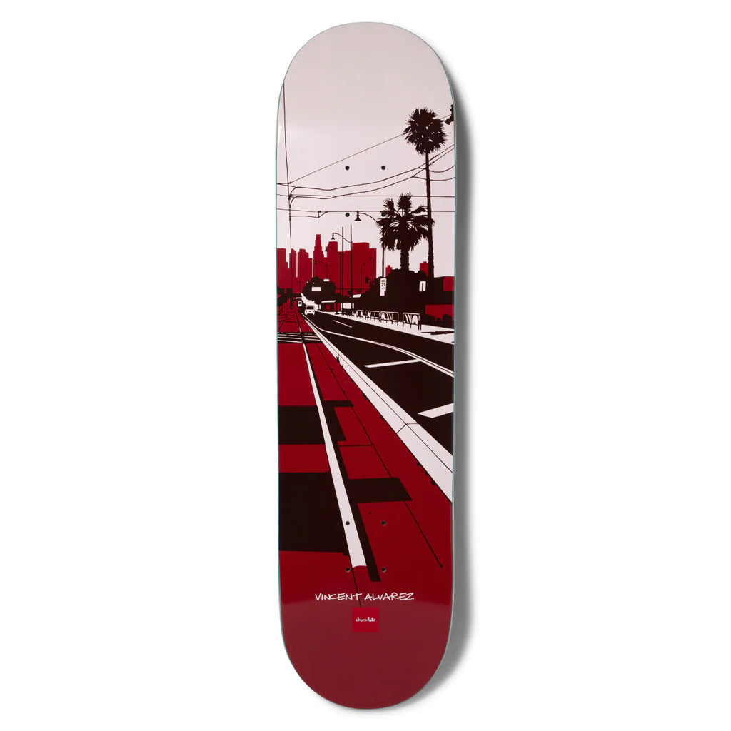 chocolate skateboards vincent alvarez city series 23 deck 8.25 front 