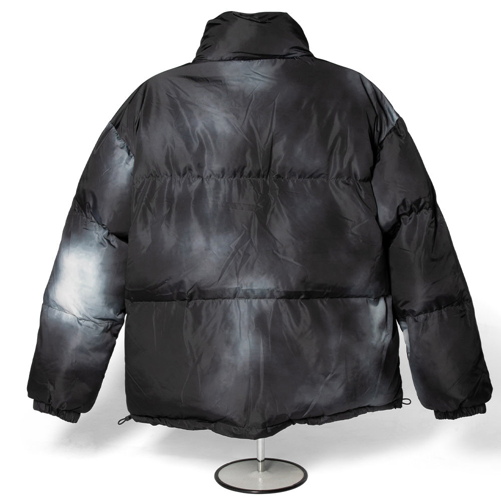 Crailstore Canada. Chocolate Super Haze Nylon Puffer Jacket (Chocolate) - Alternate back view showing jacket shape and stitch detail.