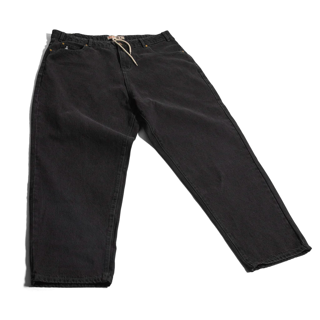 GIRL JEANS - WASHED BLACK