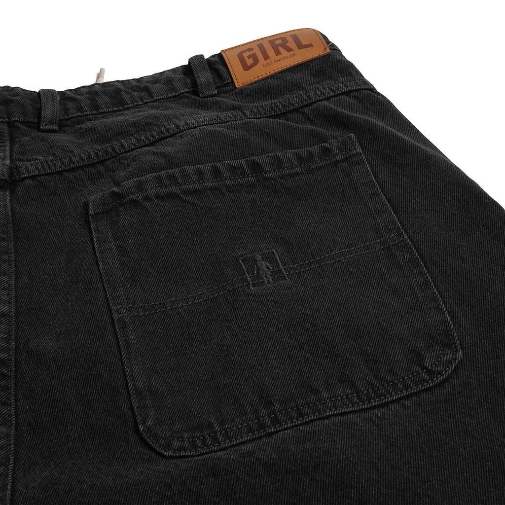 GIRL JEANS - WASHED BLACK