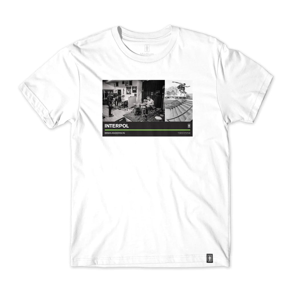 GIRL ATIBA X BA X INTERPOL TEE - WHITE