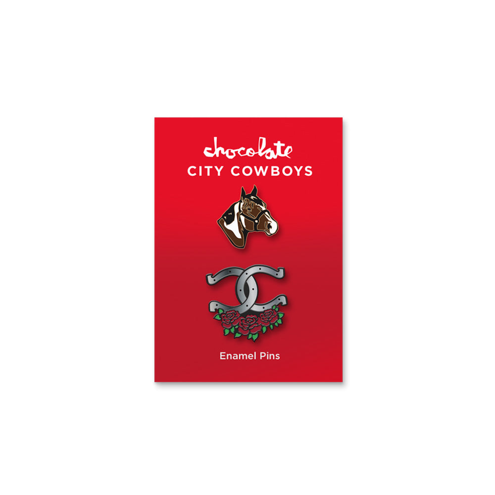 CHOCOLATE CITY COWBOYS ENAMEL PIN SET