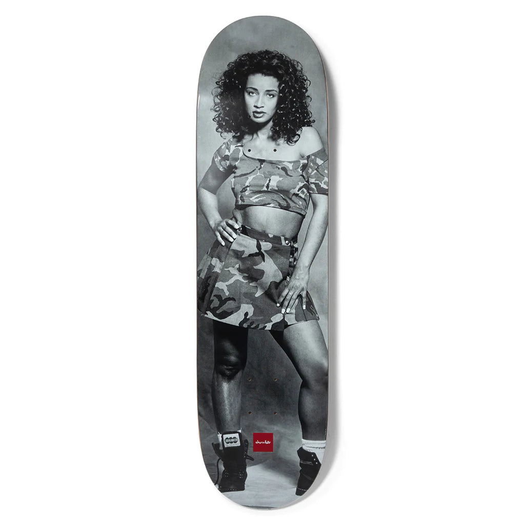 Chocolate skateboards carl aikens disco toni deck 8 white front 