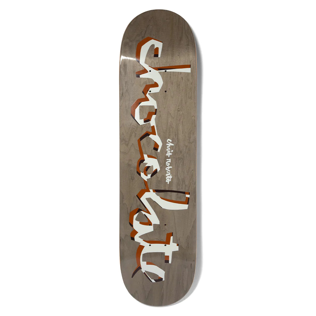 Chocolate skateboards chris roberts og chunk deck 8.5 brown front 