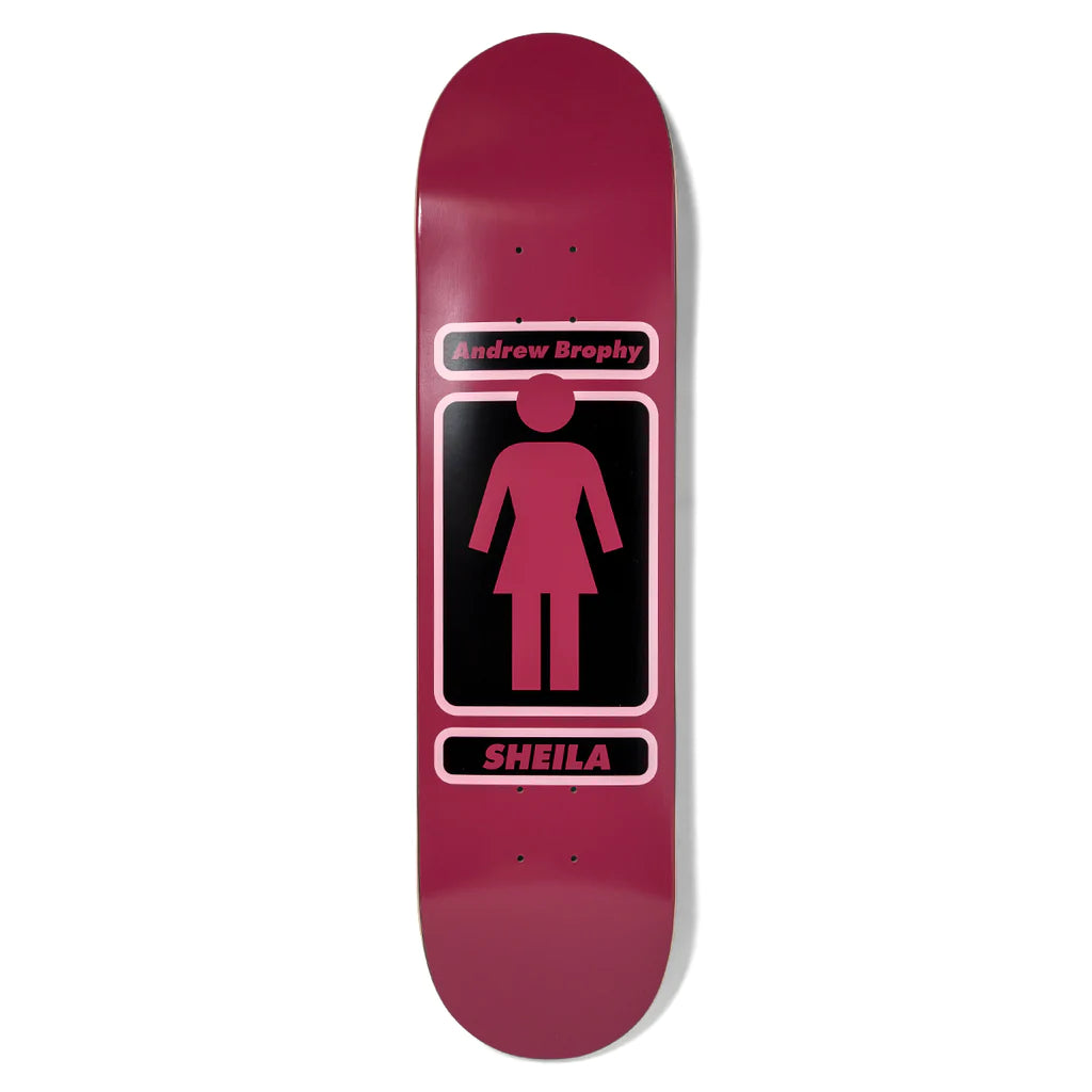 Girl skateboards andrew brophy 93 til pop secret skateboard deck 8 front