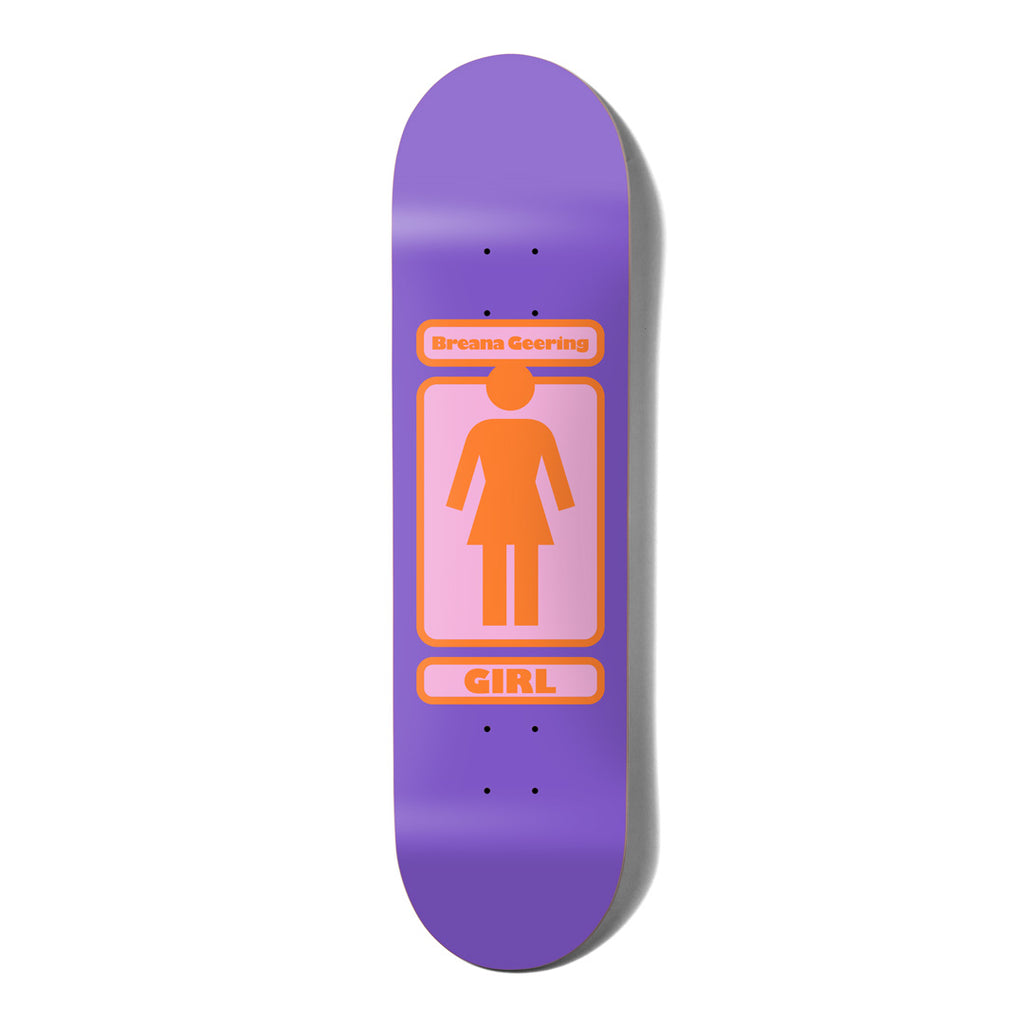Girl skateboards breanna geering 93 til deck 7.75 purple 