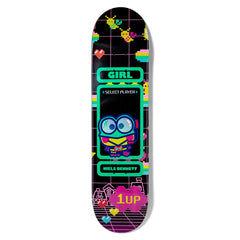 Girl skateboards niels bennett kawii arcade skateboard deck 8.25