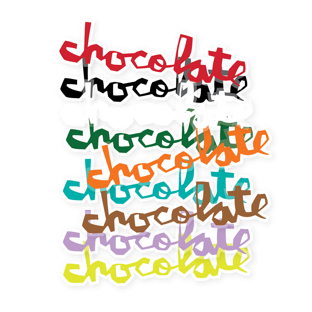 CHOCOLATE CHUNK 3 INCH DECAL - 10 PACK