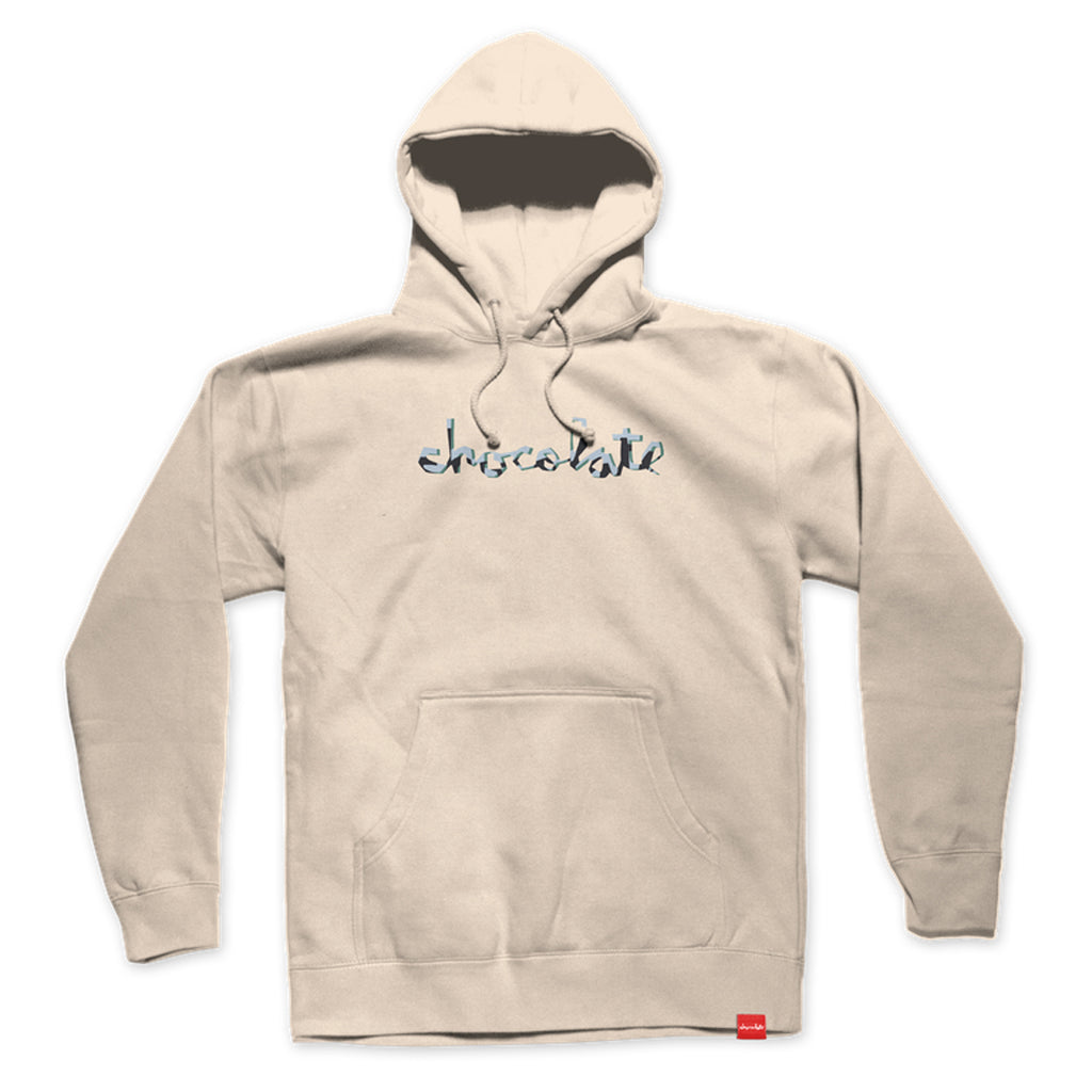 chocolate skateboards chunk pullover hoodie cream front 