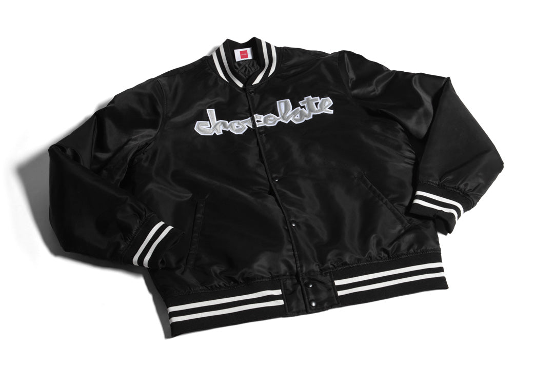 chocolate skateboards chunk stadium jacket black