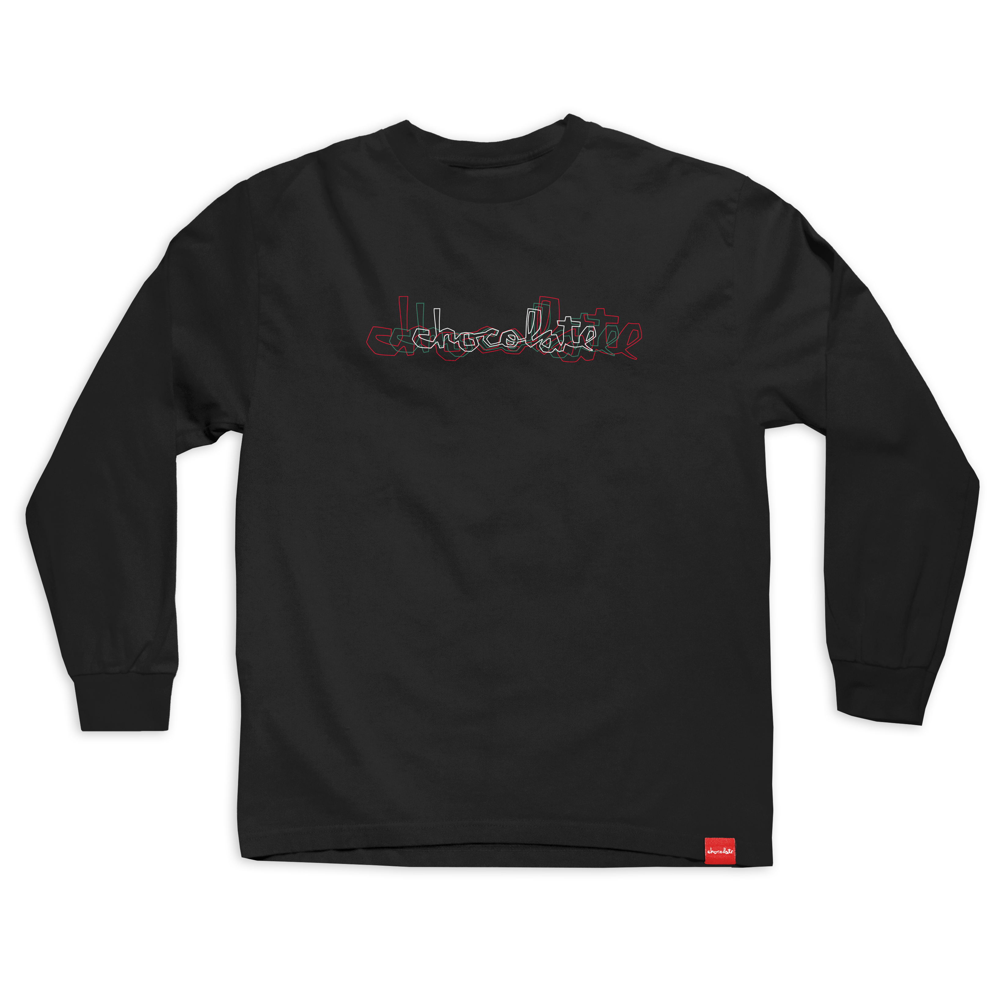 CHOC FOCUS CHUNK LS YOUTH TEE - BLACK