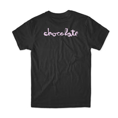  chocolate skateboards lav square tshirt black back