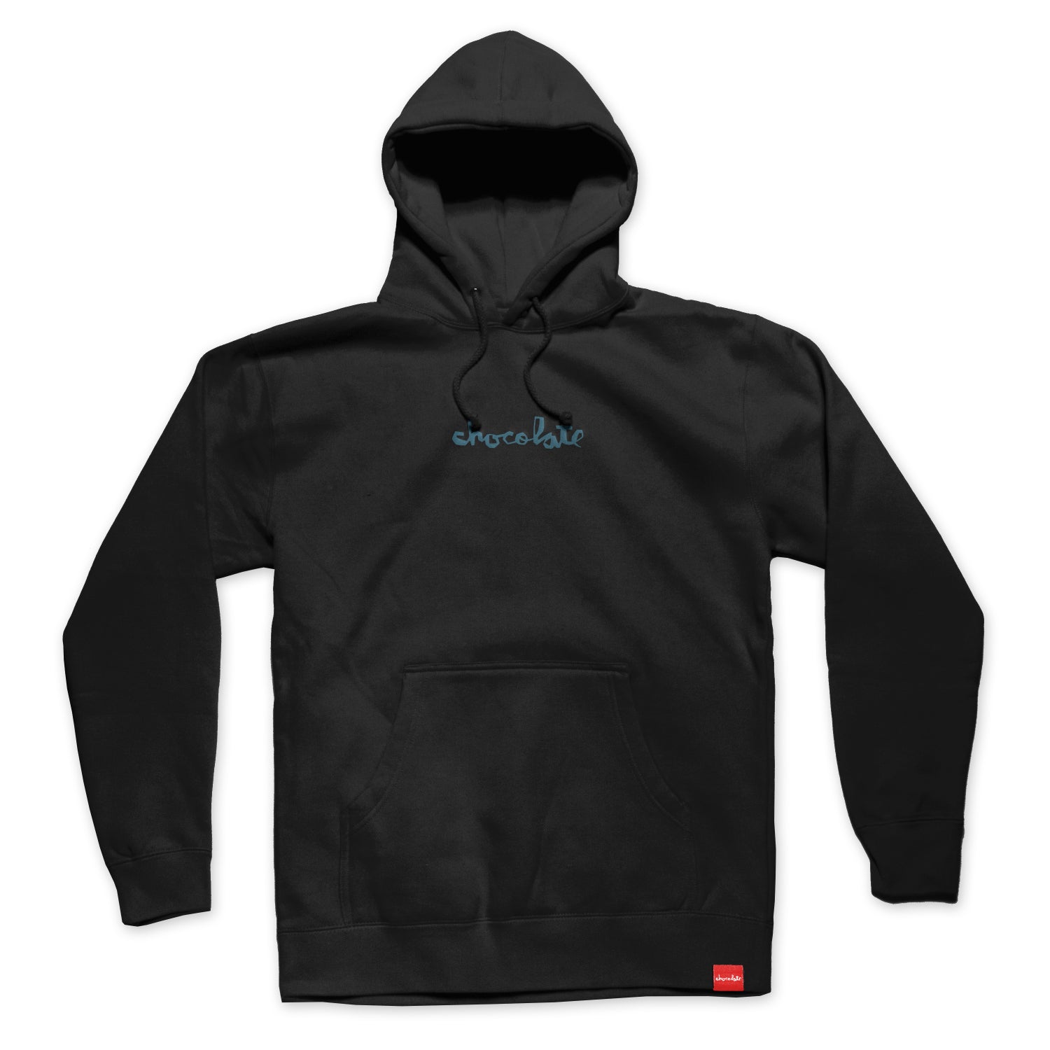 chocolate skateboards mid chunk pullover hoodie black