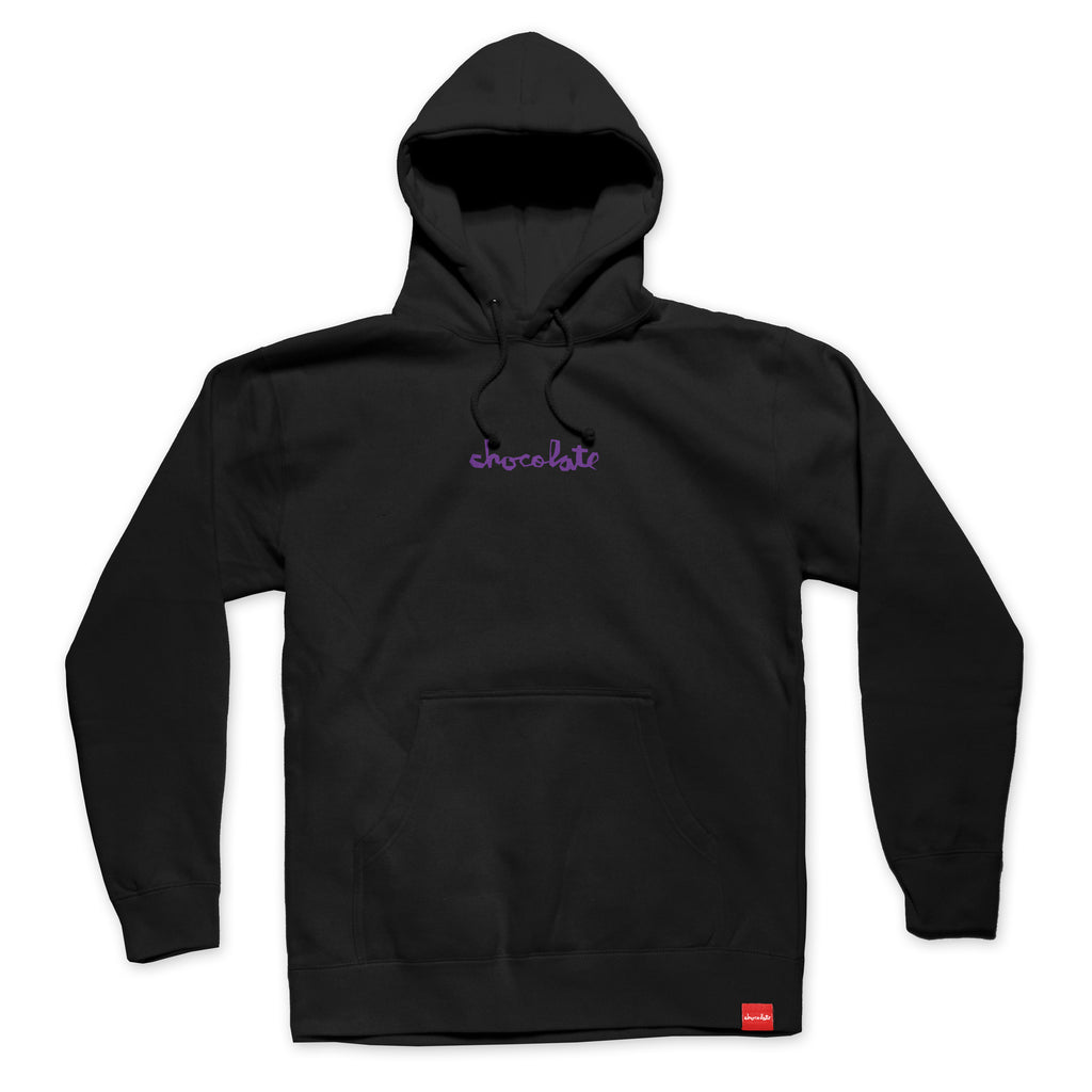 chocolate skateboards mid chunk youth pullover hoodie black