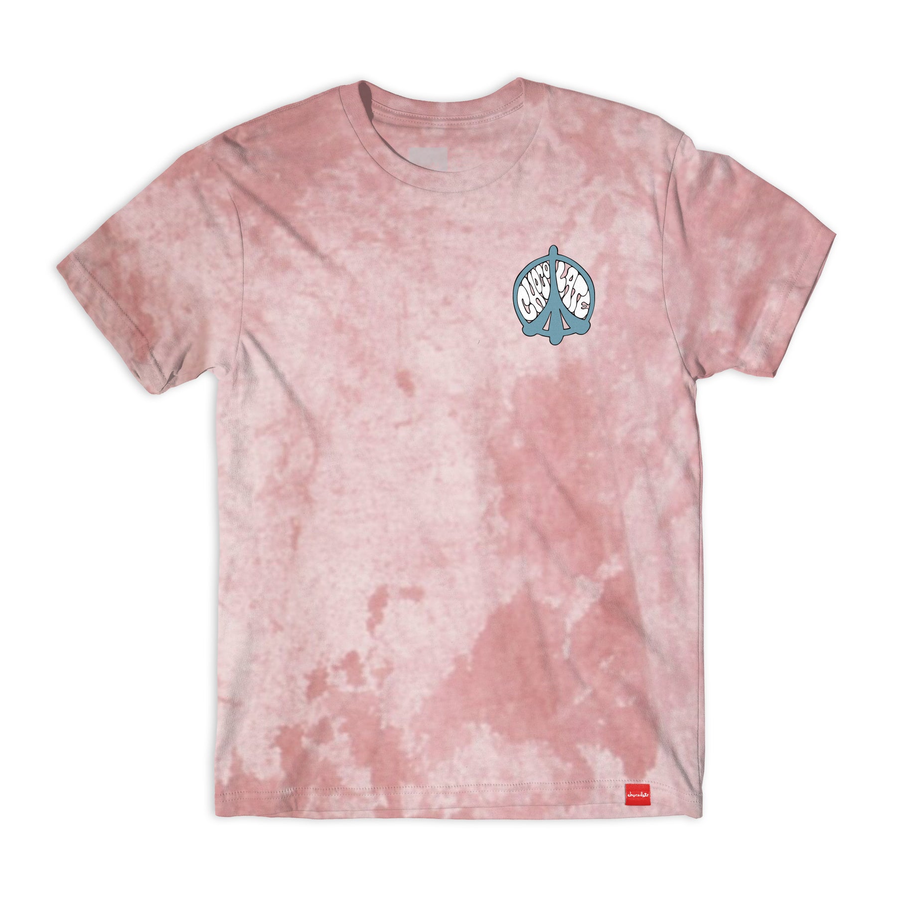 chocolate skateboards peace comfort tee clay