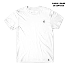 girl skateboards blooming comfort tee white front
