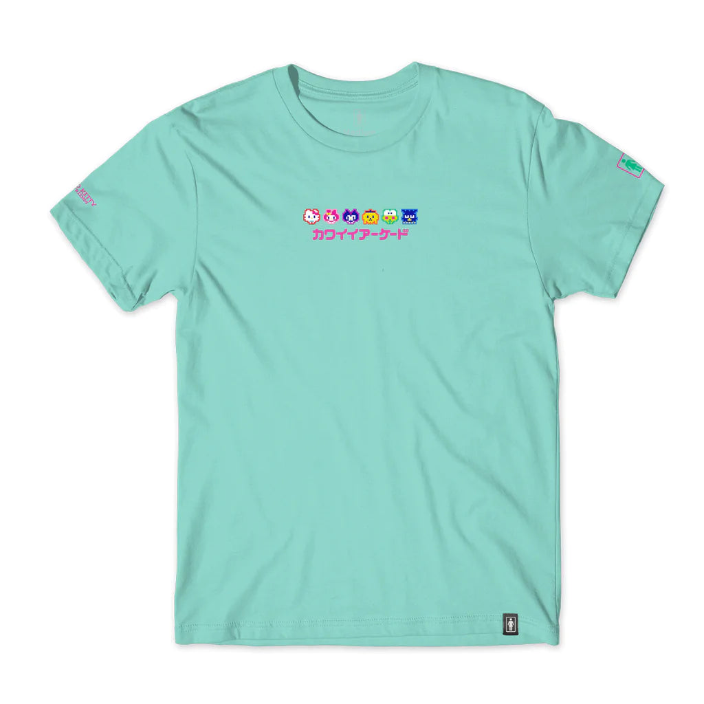 girl skateboards kawaii arcade short sleeve tee island reef